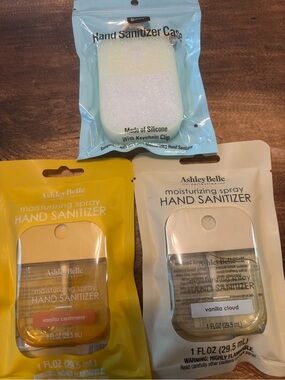 Spray Hand Sanitizer Vanilla bundle plus case viral rare Ashley Belle nwt